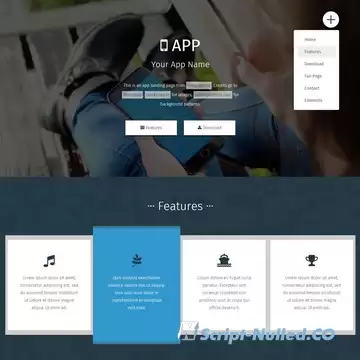 App Landing Template