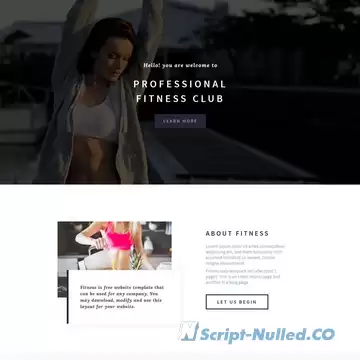 Fitness Template