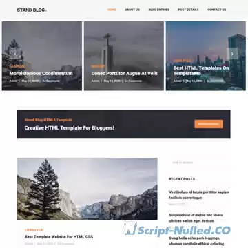 Stand Blog Template