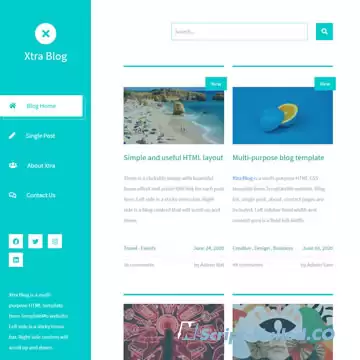 Xtra Blog Template