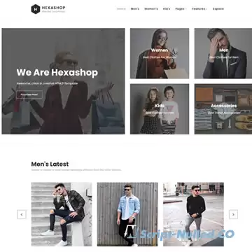 Hexashop Template