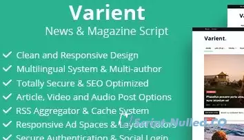 Varient v2.2 - News & Magazine Script