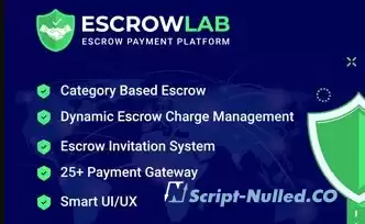 EscrowLab v2.0 - Escrow Payment Platform