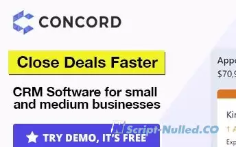 Concord v1.2.1 - Deals Management CRM