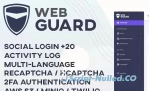 WebGuard v1.3.0 - Advanced PHP Login and User Management