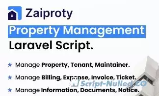 Zaiproty v2.5 - Property Management Laravel Script