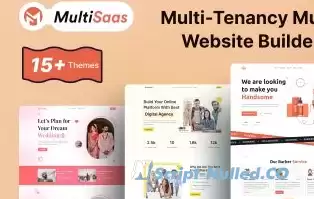 MultiSaas v1.2.4 - Multi-Tenancy Multipurpose Website Builder (Saas)