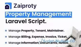 Zaiproty - Property Management Laravel Script