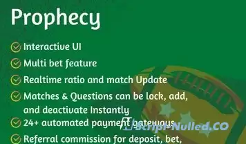 Prophecy v5.1.0 - An Online Betting Platform