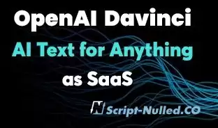 OpenAI Davinci - AI Writing Assistant and Content Creator as SaaS