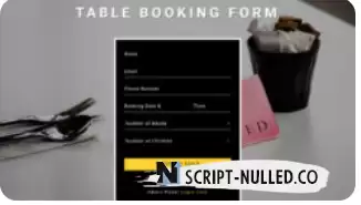 Restaurant Table Booking Script