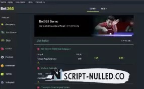 Bet365 Full Script With API Dark Thems