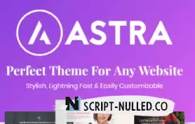 Astra Pro v4.5.1 NULLED is a fast and lightweight WordPress theme