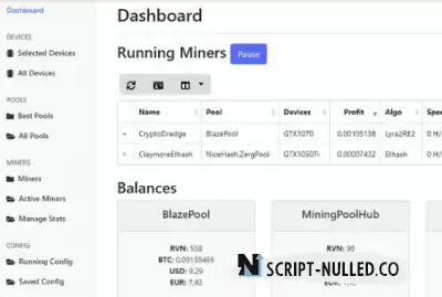 Mining scripts