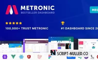 Metronic v8.2.1 is a powerful adaptive admin panel template