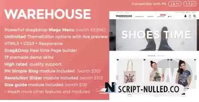 Warehouse v4.6.3 - adaptive template for PrestaShop 1.6 & 1.7