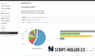 Sandy v6.0.6 NULLED - email mailing script