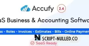 Accufy v2.4 NULLED - SaaS software for business and accounting