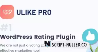 WP ULike Pro 1.8.4 NULLED - #1 WordPress rating plugin