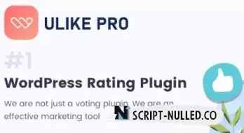 WP ULike Pro 1.8.4 NULLED - #1 WordPress rating plugin