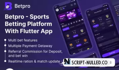 Betpro - Sports Betting Platform PHP Laravel Admin Panel