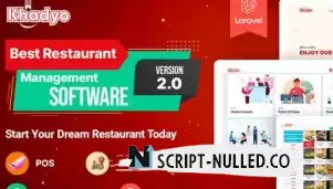 Khadyo Restaurant Software v3.5.0 - Online Food Ordering Website with POS