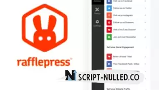 RafflePress Pro v1.12.5 NULLED is the best plugin for WordPress giveaways and contests