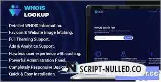 Download - Whois Lookup v1.2 - PHP Whois Script - NULLED