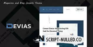 Devias v1.0.0 - Blog and Magazine Joomla Theme