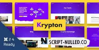 Krypton v1.0.0 - Bitcoin Crypto Currency Joomla Template