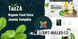 TazZA v1.2 - Organic Food Store Joomla Template