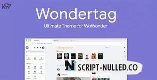 Download - Wondertag v2.3.6 - The Ultimate WoWonder Theme