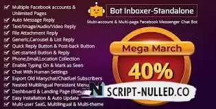 Download - Bot Inboxer v2.5 - Standalone : Multi-account & Multi-page Messenger Chat Bot for Facebook -  NULLED