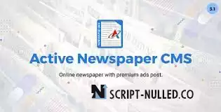 Download - Active Newspaper CMS v3.1  - NULLED