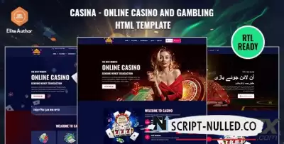 Casina v1.0.0 - Online Casino And Gambling HTML Template