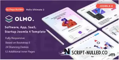 Olmo Software App Saas Startup Landing Pages Pack UPDATES!