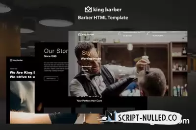 King Barber - Barber Shop Template