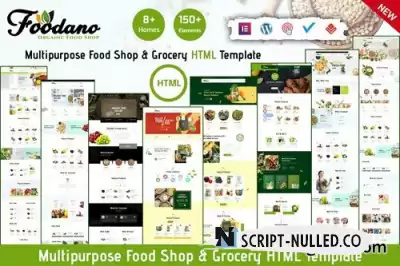 Foodano - Organic Food Shop Grocery HTML Template