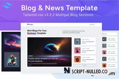 Blog - Blogloo Tailwindcss news Template