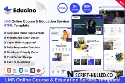 Educino - LMS, Course & Education HTML Template