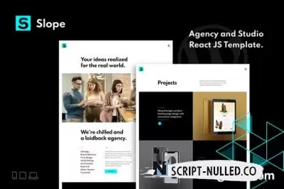 Slope-Responsive Agency & Studio React JS Template