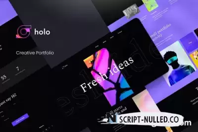 Holo - Creative Portfolio PSD Template