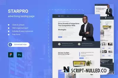 Startpro Advertising Landing Page