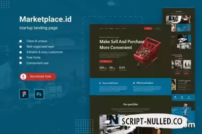 Marketplace Business Landing Page