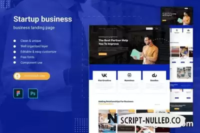 Startup Business Landing Page Template