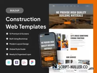 BUILDUP - Construction Web Templates