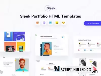 Sleek Portfolio HTML Template