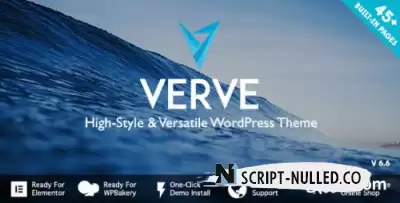 Verve - High-Style WordPress Theme  v6.6 - Nulled