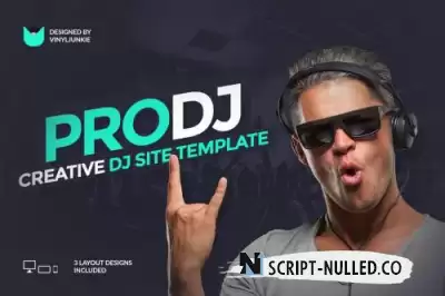 ProDJ - Creative DJ / Producer Site PSD Template