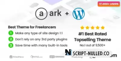 The Ark | WordPress Theme made for Freelancers v1.69.0 - Nulled